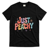 Retro Nostalgia - Peaches Summer Fruit Nostalgia Peache Fruit Retro Graphic T-Shirt