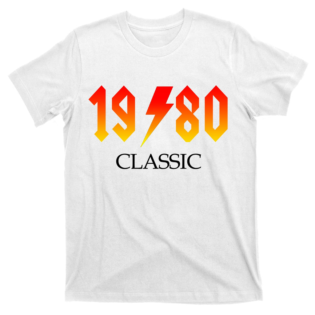 1980 Classic Rock 40th Birthday T-Shirt
