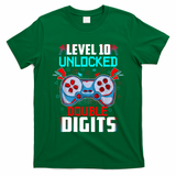 10th Birthday Gift For Boys Double Digits 10 Year Old Gifts Gamer Gift T-Shirt