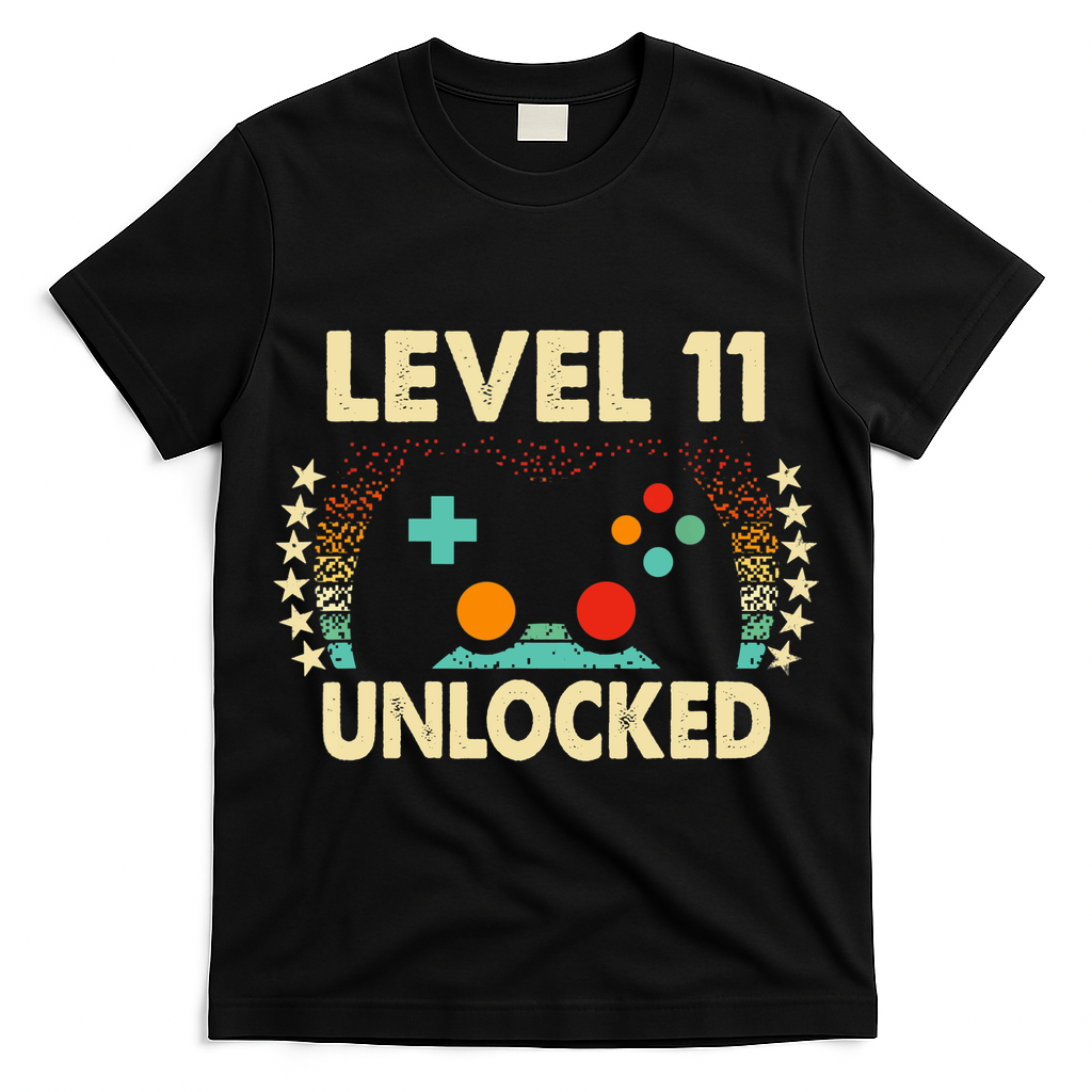 11th Birthday Gifts Boy Funny Gaming Video Gamer 11 Year Old T-Shirt