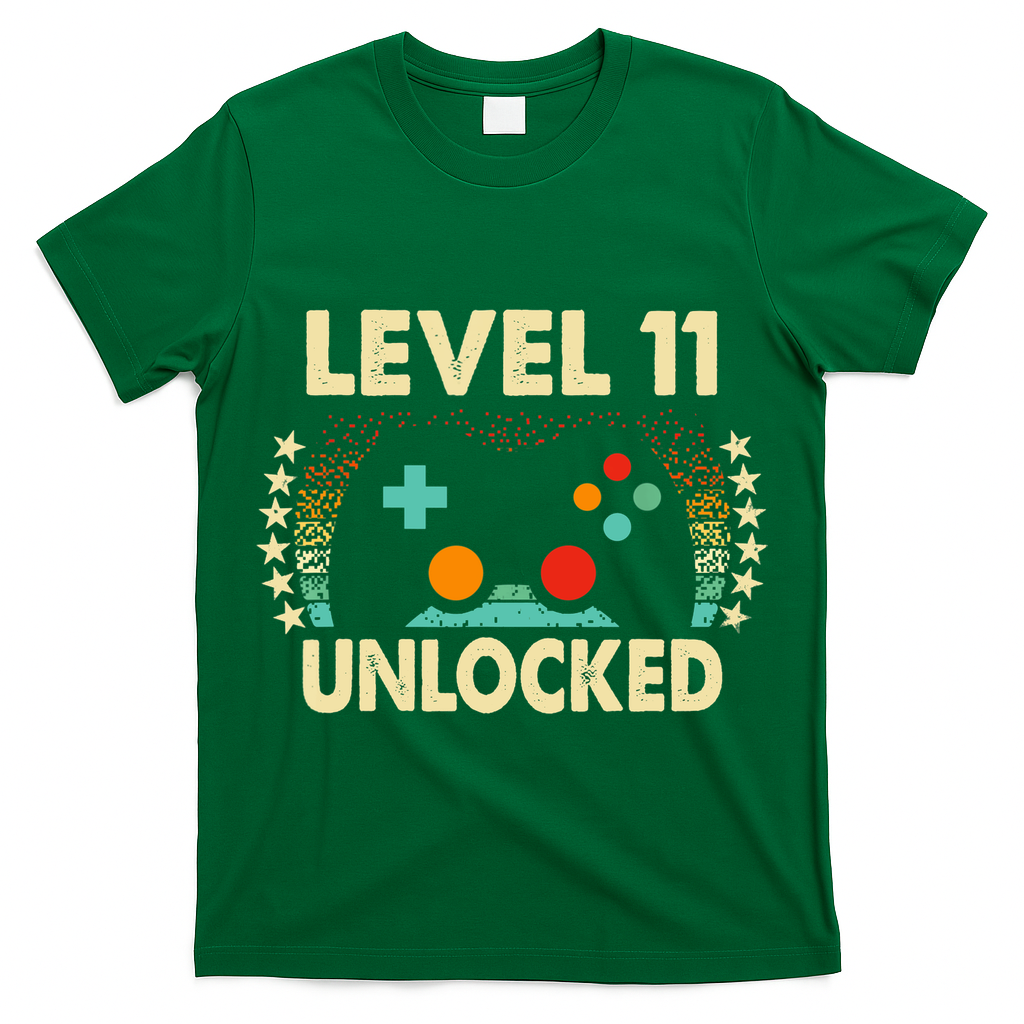 11th Birthday Gifts Boy Funny Gaming Video Gamer 11 Year Old T-Shirt