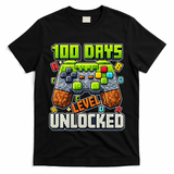 100 Days Level Unlocked Gaming 100th Day Of School T-Shirt