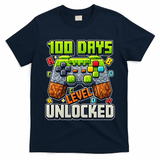 100 Days Level Unlocked Gaming 100th Day Of School T-Shirt