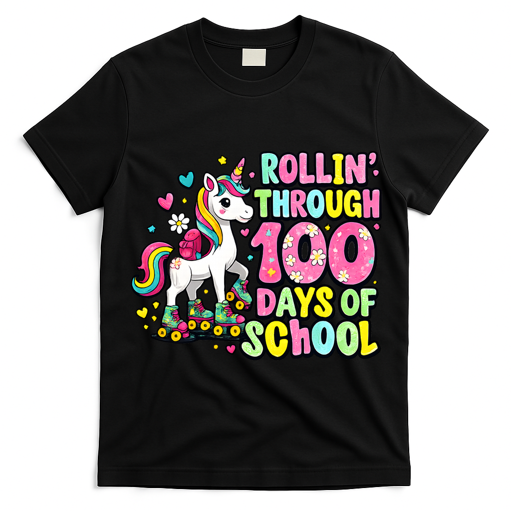 100 Days Of School Unicorn 100th Day Smarter Teacher Students T-Shirt
