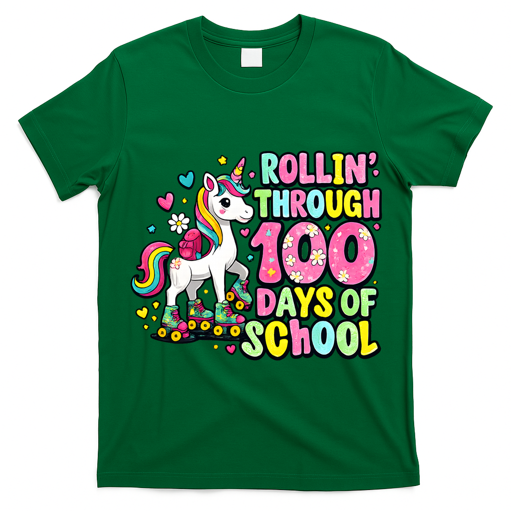 100 Days Of School Unicorn 100th Day Smarter Teacher Students T-Shirt