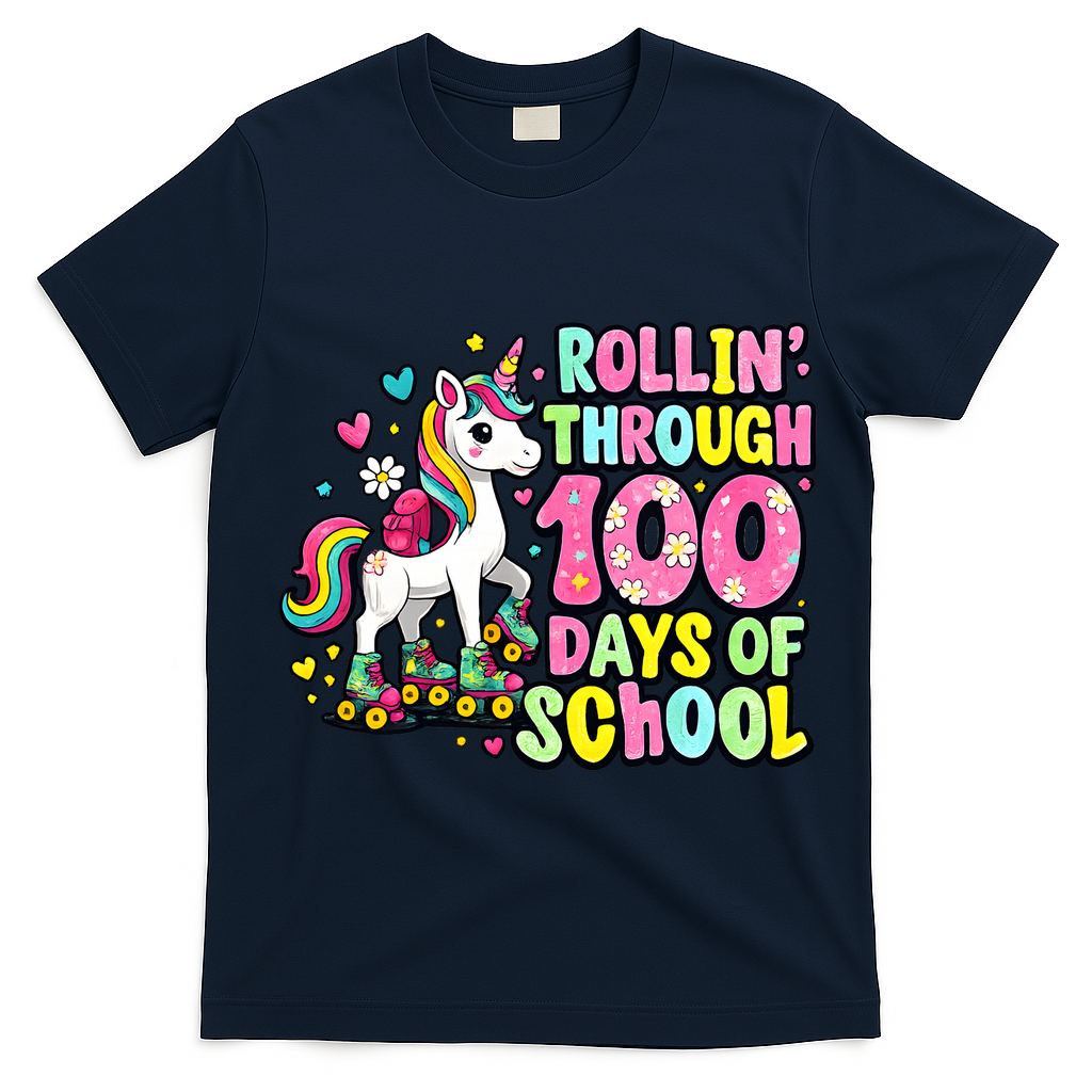 100 Days Of School Unicorn 100th Day Smarter Teacher Students T-Shirt