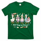 100 Days Of School Ducks Ducks Goose Teacher Student T-Shirt