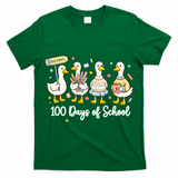 100 Days Of School Ducks Cute Goose Teacher 100th Day T-Shirt