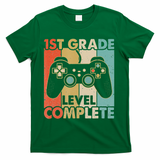 1St Grade Graduation Level Complete Video Games T-Shirt - Green