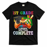 1St Grade Level Complete Last Day Of School Graduation T-Shirt - Black
