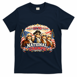 1776 National Champs Patriotic Founding Fathers T-Shirt - Navy