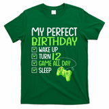 12th Perfect Birthday Boys Gaming 12 Years Old Gifts Gamer T-Shirt
