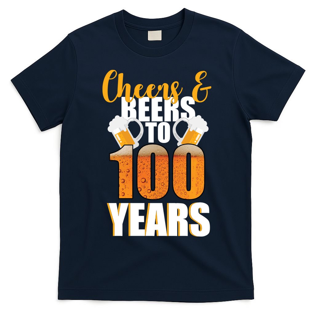 100th Birthday Cheers & Beers To 100 Years T-Shirt
