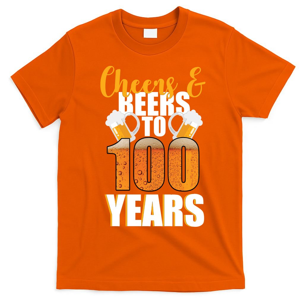 100th Birthday Cheers & Beers To 100 Years T-Shirt