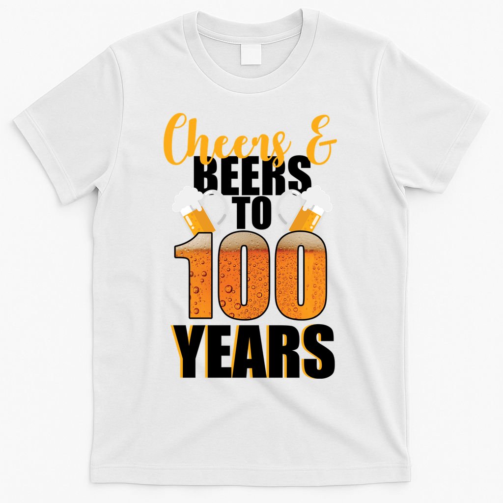 100th Birthday Cheers & Beers To 100 Years T-Shirt