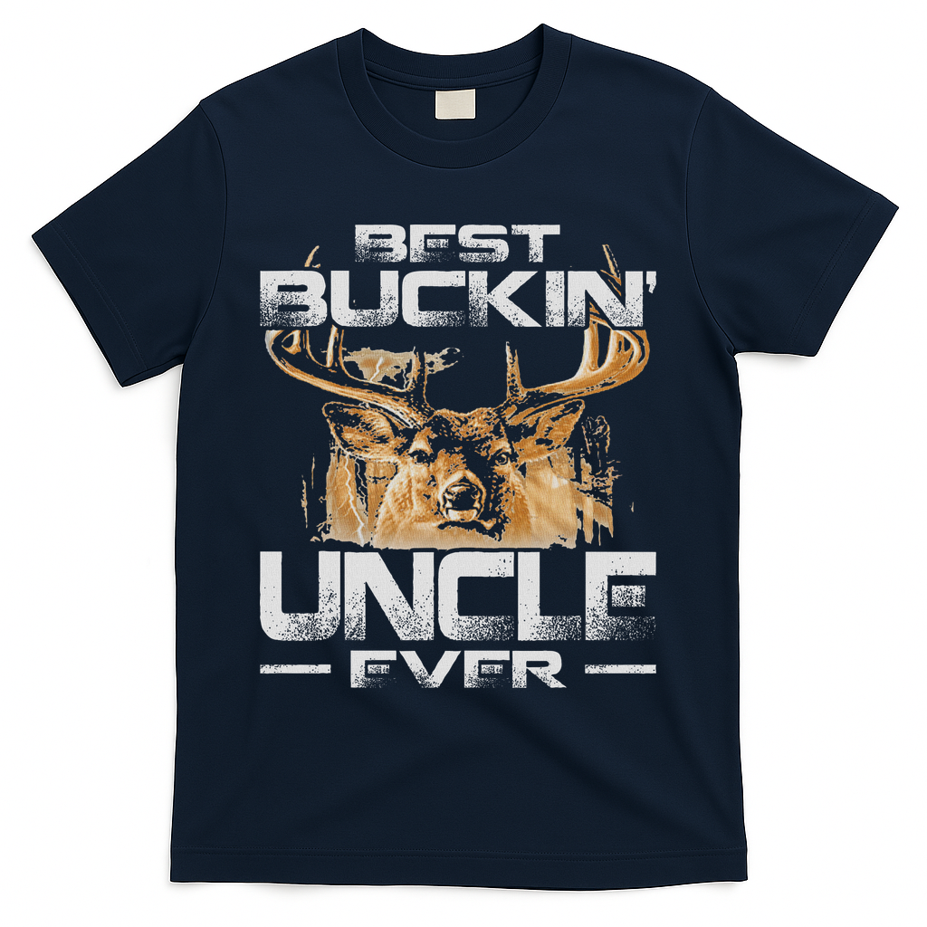 Best Buckin' Uncle Ever Deer Hunting Bucking Father T-Shirt