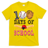 100 Days Of School Baseball Lover T-Shirt