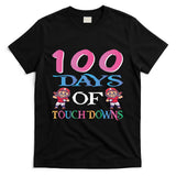 100 Days Of Touch Downs Funny Back To School T-Shirt