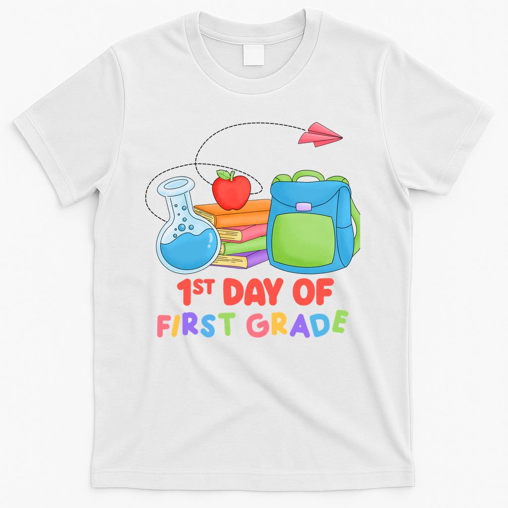 1st Day Of First Grade Cute Back To School T-Shirt