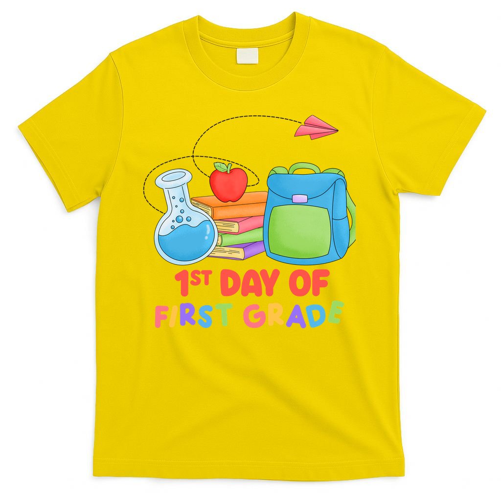 1st Day Of First Grade Cute Back To School T-Shirt
