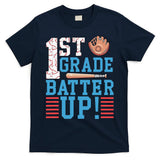 1st Grade Back To School 1st Grade Batter Up Baseball T-Shirt