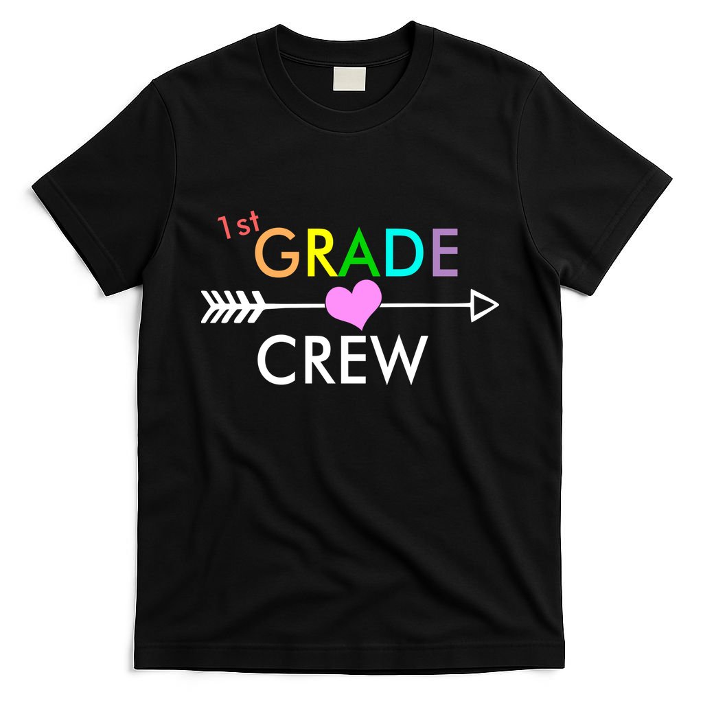 1st Grade Crew Arrow Heart T-Shirt