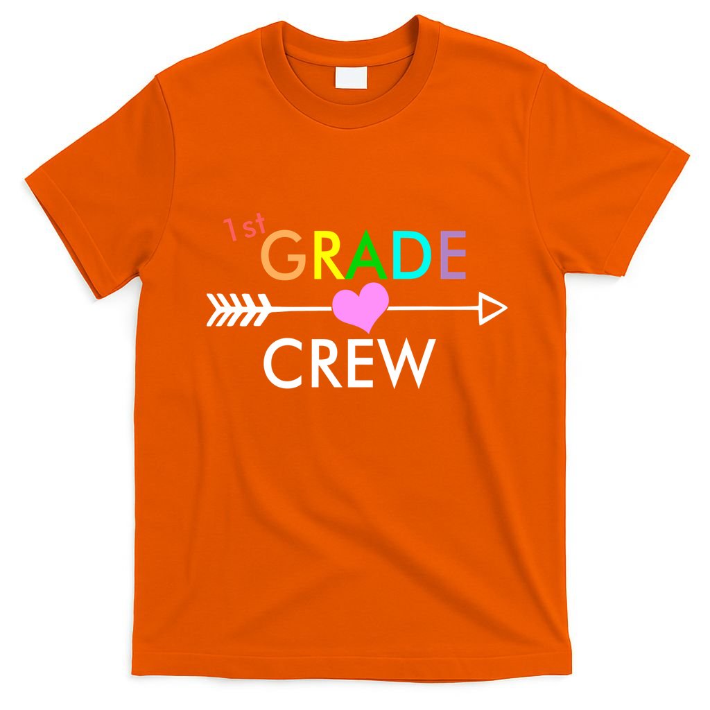 1st Grade Crew Arrow Heart T-Shirt