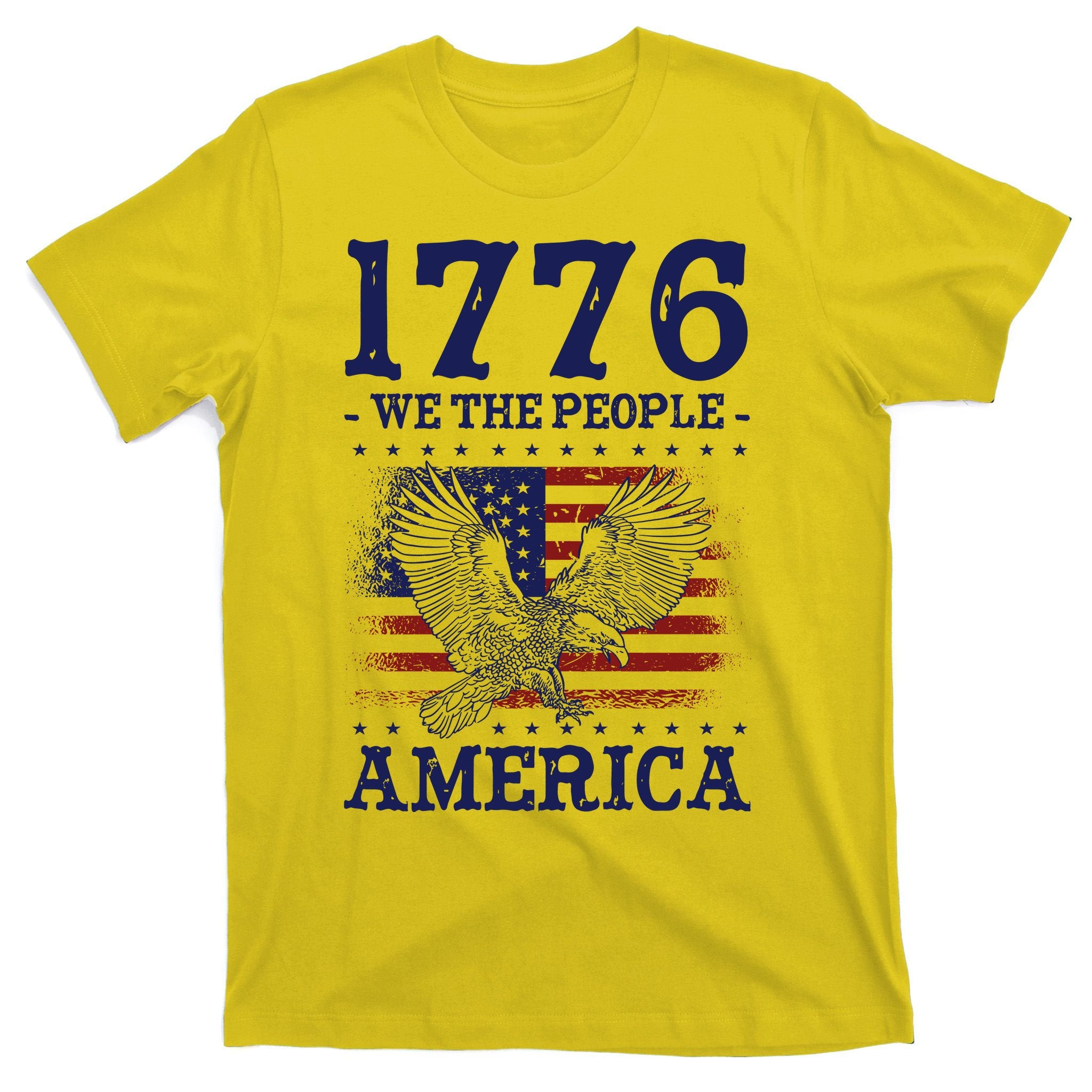1776 We The People American Flag Eagle Patriotic T-Shirt