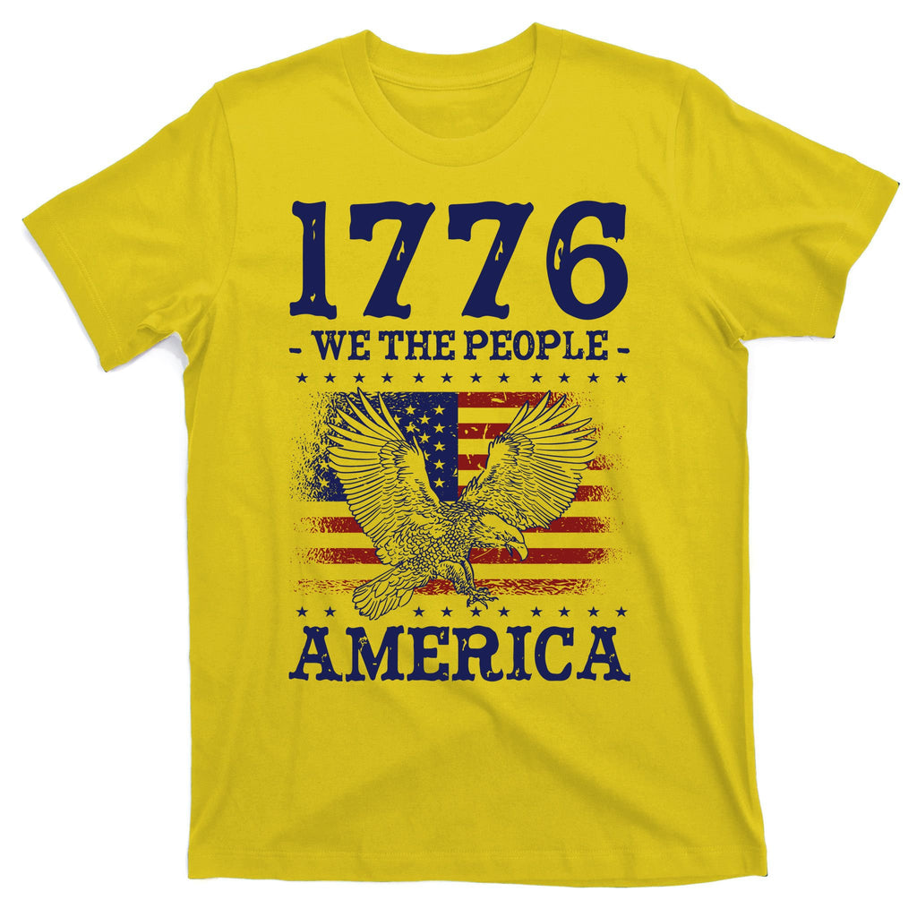 1776 We The People American Flag Eagle Patriotic T-Shirt