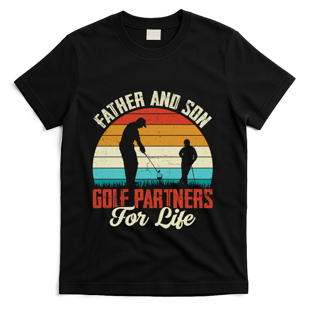 Father And Son Golf Partners For Life Gift T-Shirt