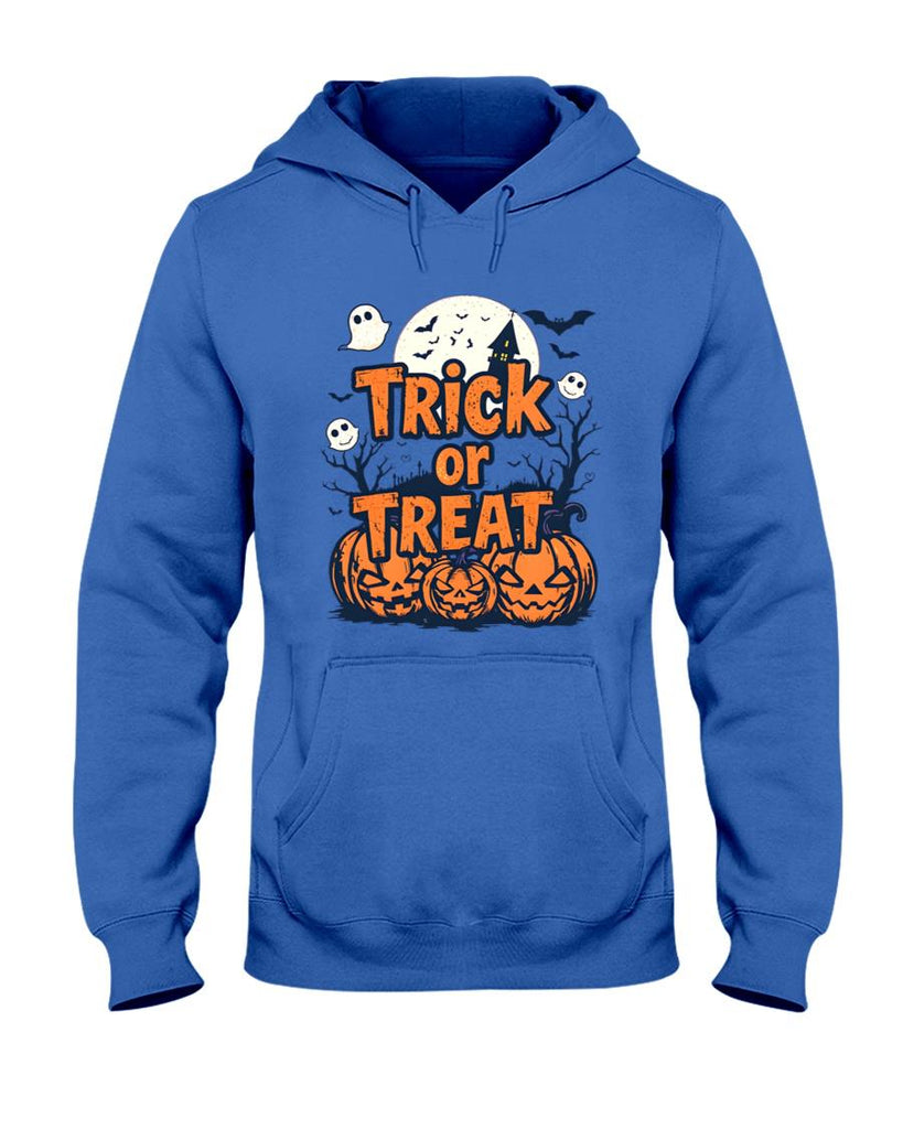 Trick or Treat Halloween - Spooky Ghosts & Pumpkin Patch Art Classic T-Shirt