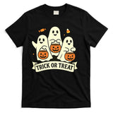 Trick or Treat – Cute Ghosts with Pumpkins Halloween Design Classic T-Shirt