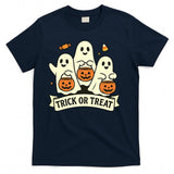 Trick or Treat – Cute Ghosts with Pumpkins Halloween Design Classic T-Shirt