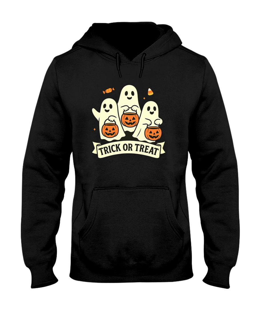 Trick or Treat – Cute Ghosts with Pumpkins Halloween Design Classic T-Shirt