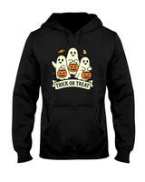 Trick or Treat – Cute Ghosts with Pumpkins Halloween Design Classic T-Shirt