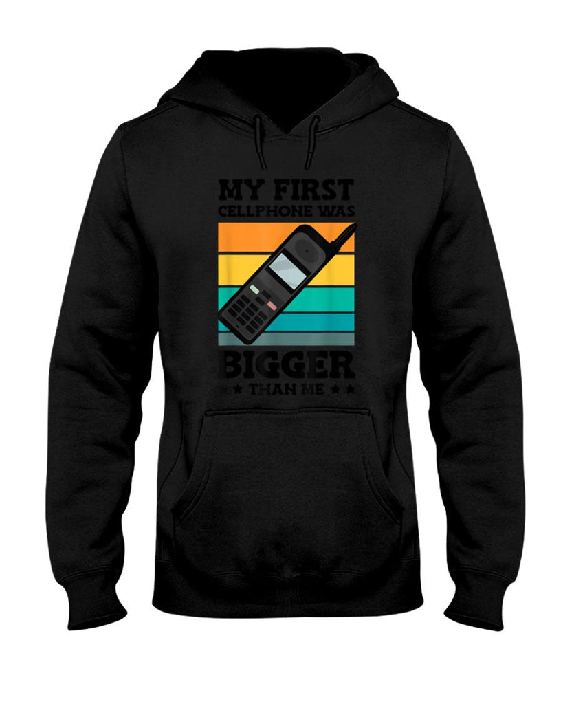 Retro Nostalgia - My First Cellphone Was Bigger Retro Phone 90s Nostalgia T-Shirt