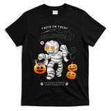 Trick Or Treat Mummy Sewing and Knitting Halloween T-Shirt