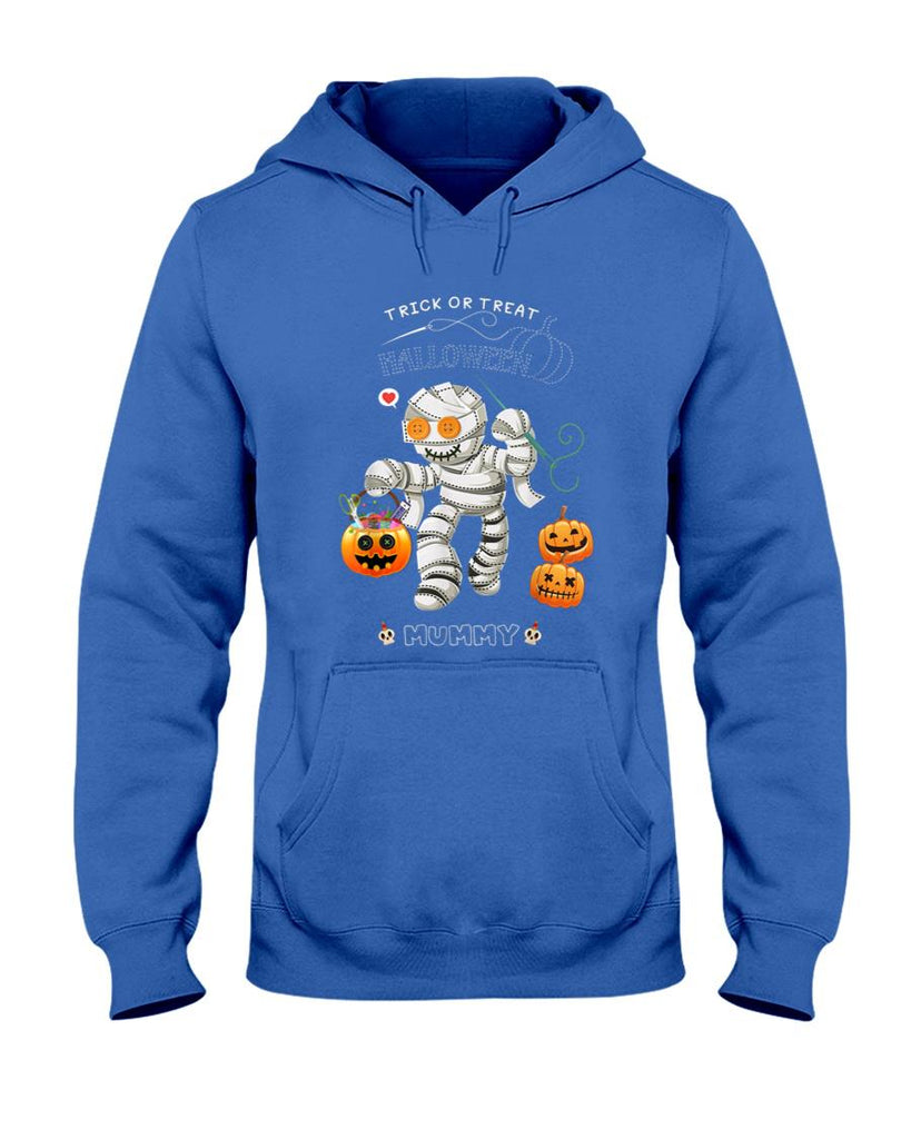 Trick Or Treat Mummy Sewing and Knitting Halloween T-Shirt