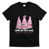 Gnome One Fights Alone Breast Cancer Awareness Month T-Shirt