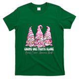 Gnome One Fights Alone Breast Cancer Awareness Month T-Shirt