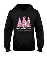 Gnome One Fights Alone Breast Cancer Awareness Month T-Shirt