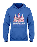 Gnome One Fights Alone Breast Cancer Awareness Month T-Shirt