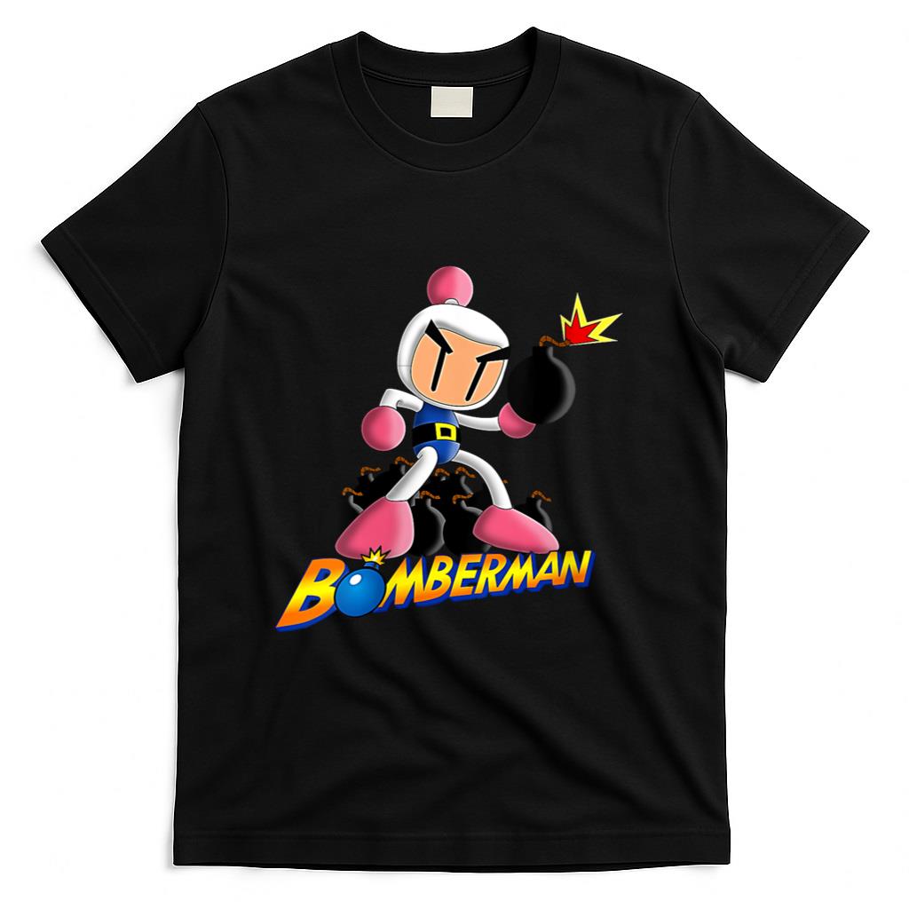 Retro Nostalgia - Womens Bomberman Bombing Explosive Retro Gamer Nostalgia Classic T-Shirt