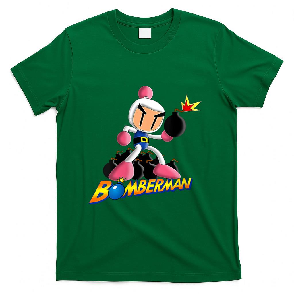 Retro Nostalgia - Womens Bomberman Bombing Explosive Retro Gamer Nostalgia Classic T-Shirt