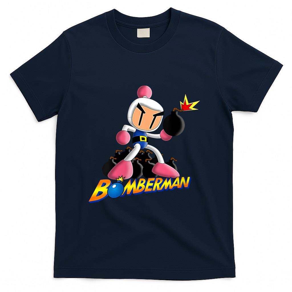 Retro Nostalgia - Womens Bomberman Bombing Explosive Retro Gamer Nostalgia Classic T-Shirt