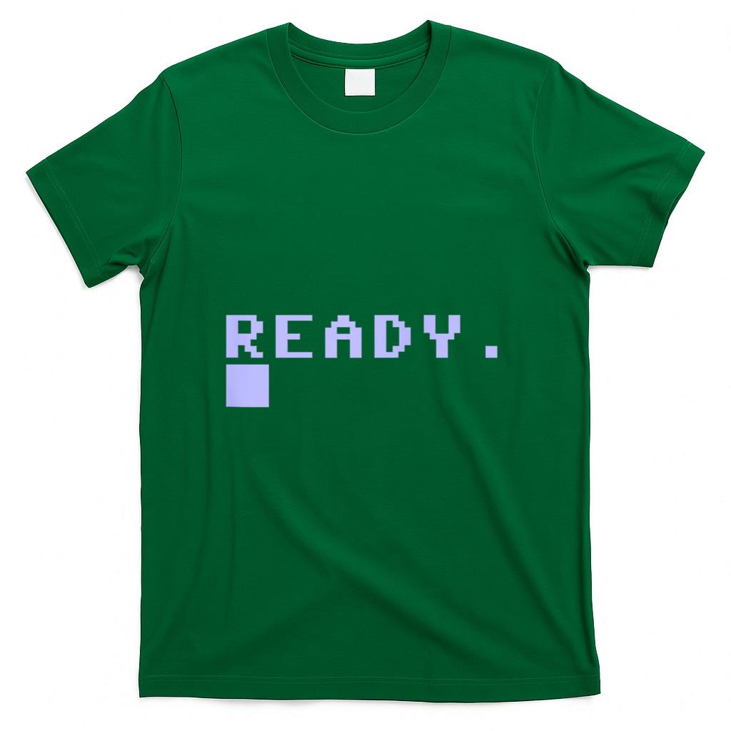 Retro Nostalgia - Ready C64 Home Computer 80's Retro Gamer Coder Memento Gift T-Shirt