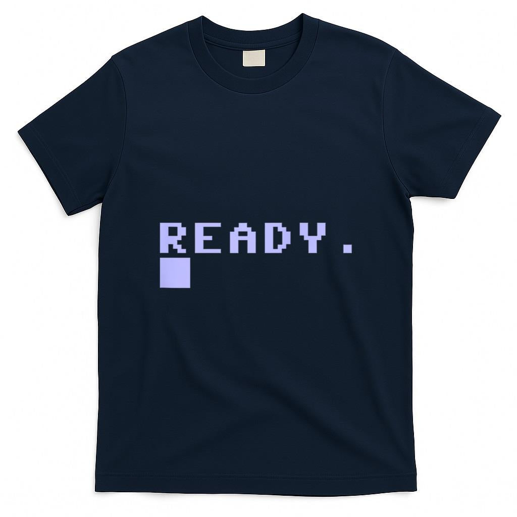 Retro Nostalgia - Ready C64 Home Computer 80's Retro Gamer Coder Memento Gift T-Shirt