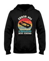 Retro Nostalgia - Error 404 Streaming Not Found - Nostalgia VHS Retro Tape T-Shirt