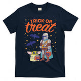Amazon Essentials Mens The Mandalorian Grogu Halloween Trick or Treat  Black Graphic T-Shirt