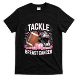 Tackle Breast Cancer Football Breast Cancer Awareness Month T-Shirt_1